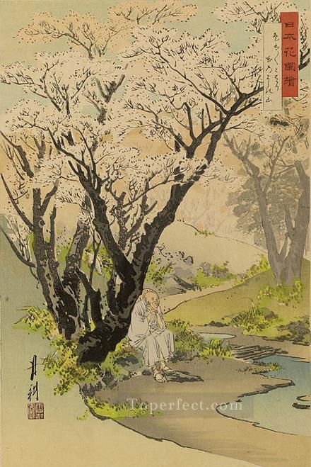 nihon hana zue 1892 Ogata Gekko Ukiyo e Oil Paintings
